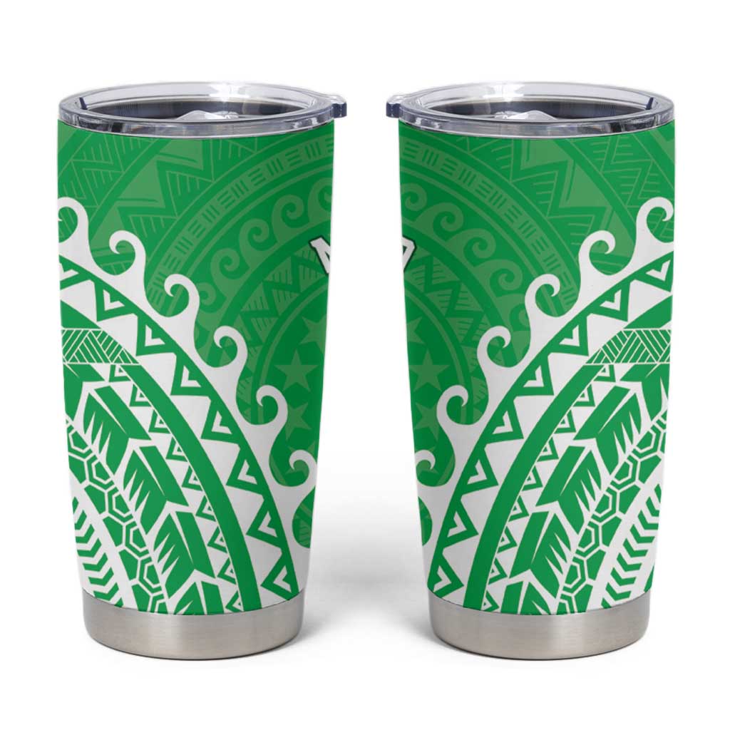 Cook Islands Mitiaro Tumbler Cup Polynesian Tribal Tattoo