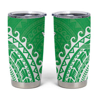 Cook Islands Mitiaro Tumbler Cup Polynesian Tribal Tattoo