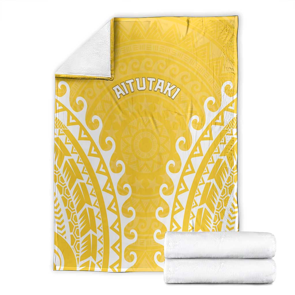 Custom Cook Islands Aitutaki Blanket Polynesian Tribal Tattoo