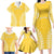 Custom Cook Islands Aitutaki Family Matching Long Sleeve Bodycon Dress and Hawaiian Shirt Polynesian Tribal Tattoo