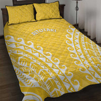 Custom Cook Islands Aitutaki Quilt Bed Set Polynesian Tribal Tattoo