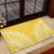 Custom Cook Islands Aitutaki Rubber Doormat Polynesian Tribal Tattoo