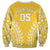 Custom Cook Islands Aitutaki Sweatshirt Polynesian Tribal Tattoo
