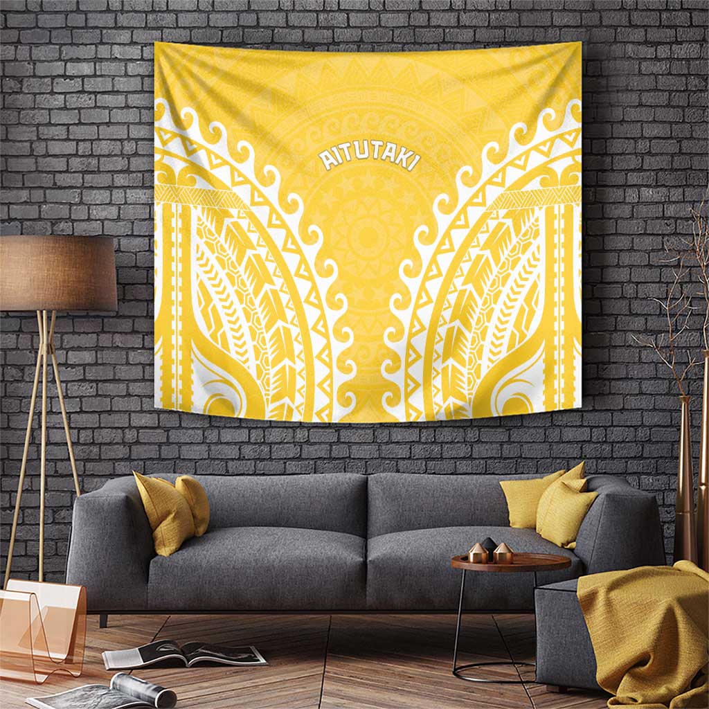 Custom Cook Islands Aitutaki Tapestry Polynesian Tribal Tattoo