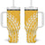 Cook Islands Aitutaki Tumbler With Handle Polynesian Tribal Tattoo