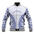 Custom Cook Islands Palmerston Baseball Jacket Polynesian Tribal Tattoo