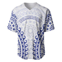 Custom Cook Islands Palmerston Baseball Jersey Polynesian Tribal Tattoo