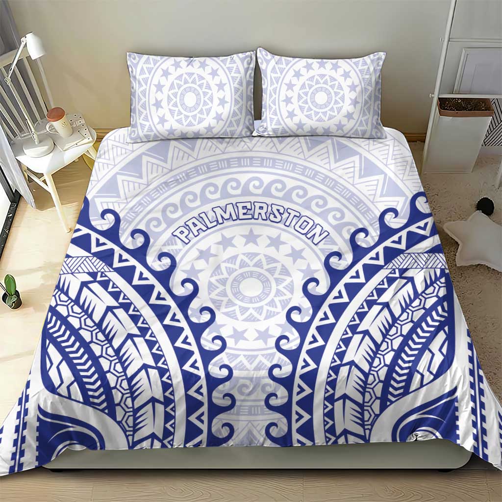 Custom Cook Islands Palmerston Bedding Set Polynesian Tribal Tattoo