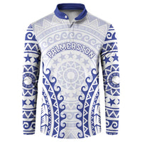 Custom Cook Islands Palmerston Button Sweatshirt Polynesian Tribal Tattoo