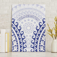 Custom Cook Islands Palmerston Canvas Wall Art Polynesian Tribal Tattoo