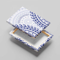 Custom Cook Islands Palmerston Canvas Wall Art Polynesian Tribal Tattoo