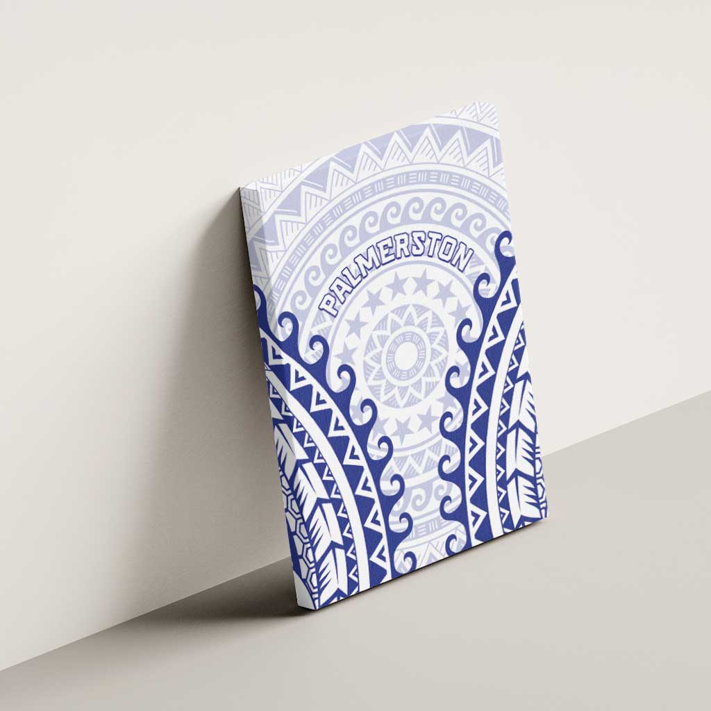 Custom Cook Islands Palmerston Canvas Wall Art Polynesian Tribal Tattoo