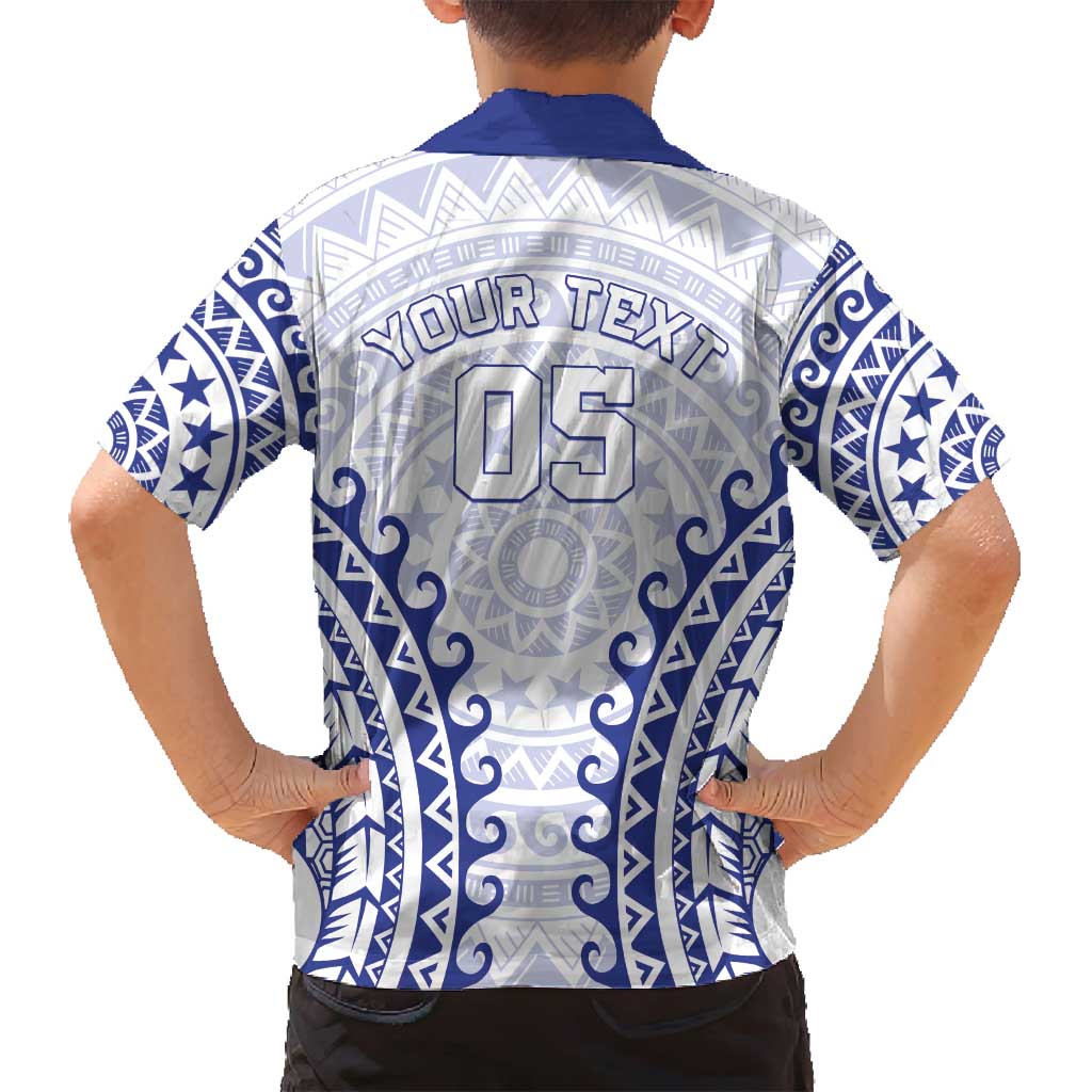 Custom Cook Islands Palmerston Family Matching Long Sleeve Bodycon Dress and Hawaiian Shirt Polynesian Tribal Tattoo