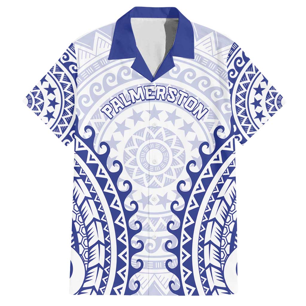Custom Cook Islands Palmerston Family Matching Long Sleeve Bodycon Dress and Hawaiian Shirt Polynesian Tribal Tattoo