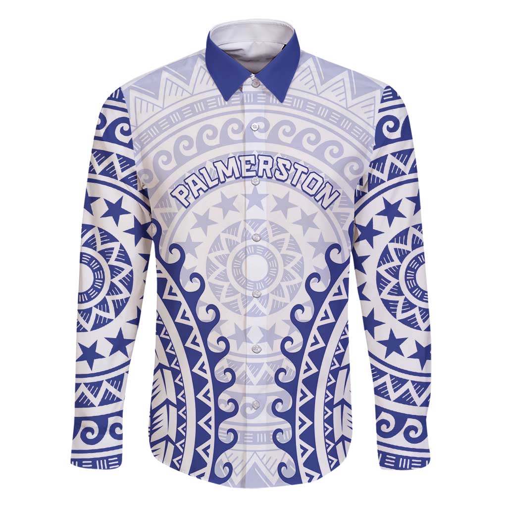 Custom Cook Islands Palmerston Family Matching Tank Maxi Dress and Hawaiian Shirt Polynesian Tribal Tattoo