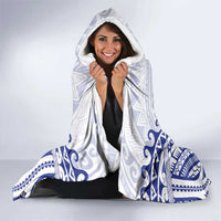 Custom Cook Islands Palmerston Hooded Blanket Polynesian Tribal Tattoo