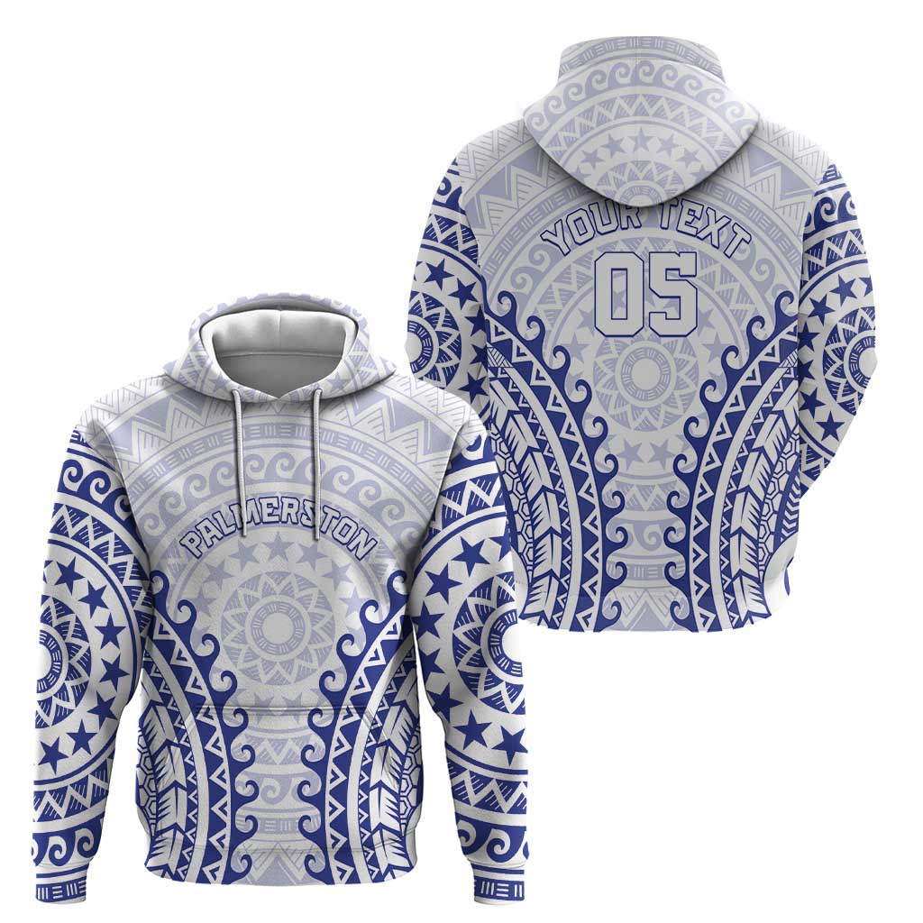 Custom Cook Islands Palmerston Hoodie Polynesian Tribal Tattoo