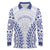 Custom Cook Islands Palmerston Long Sleeve Polo Shirt Polynesian Tribal Tattoo