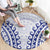 Custom Cook Islands Palmerston Round Carpet Polynesian Tribal Tattoo