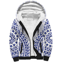 Custom Cook Islands Palmerston Sherpa Hoodie Polynesian Tribal Tattoo