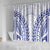 Custom Cook Islands Palmerston Shower Curtain Polynesian Tribal Tattoo