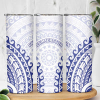 Cook Islands Palmerston Skinny Tumbler Polynesian Tribal Tattoo