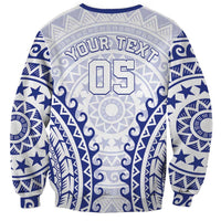 Custom Cook Islands Palmerston Sweatshirt Polynesian Tribal Tattoo