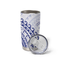 Cook Islands Palmerston Tumbler Cup Polynesian Tribal Tattoo