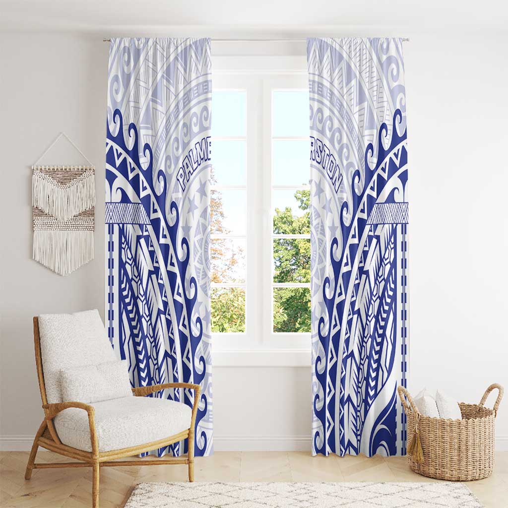 Custom Cook Islands Palmerston Window Curtain Polynesian Tribal Tattoo
