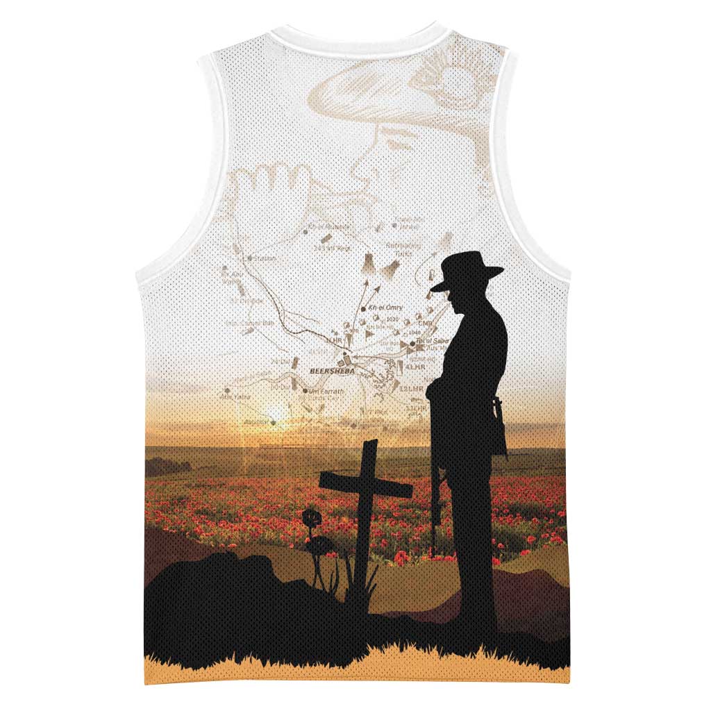 Australia And New Zealand ANZAC Day Basketball Jersey Battle Of Beersheba
