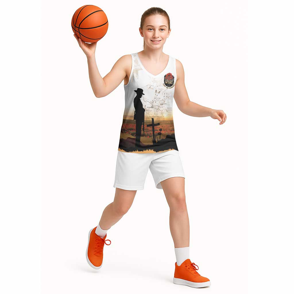 Australia And New Zealand ANZAC Day Basketball Jersey Battle Of Beersheba