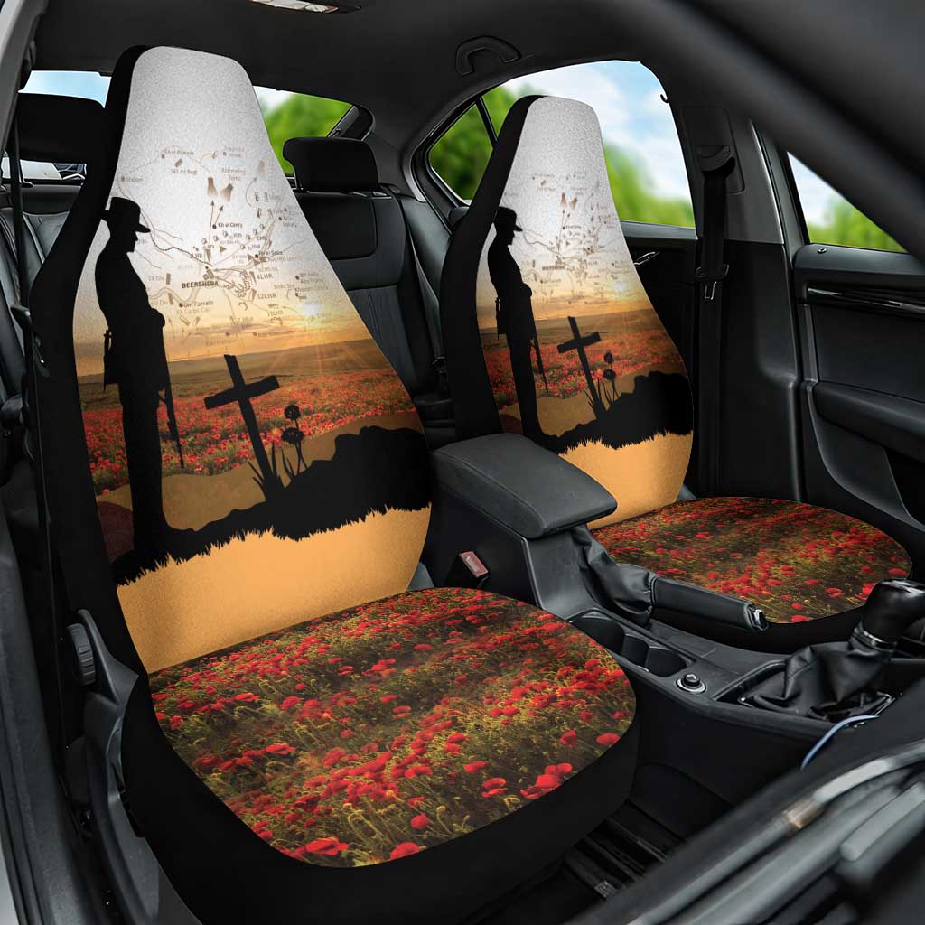 Australia And New Zealand ANZAC Day Car Seat Cover Battle Of Beersheba