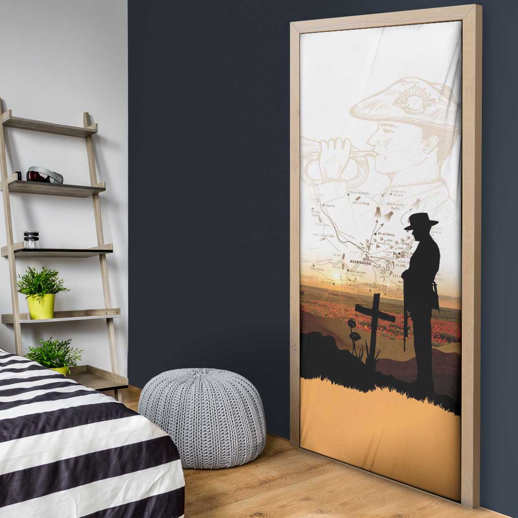 Australia And New Zealand ANZAC Day Door Cover Battle Of Beersheba