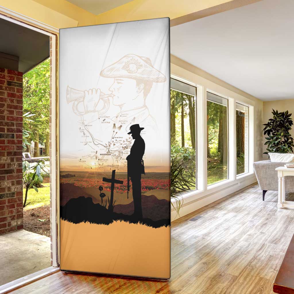 Australia And New Zealand ANZAC Day Door Cover Battle Of Beersheba