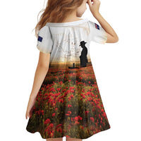 Australia And New Zealand ANZAC Day Family Matching Off Shoulder Maxi Dress and Hawaiian Shirt Battle Of Beersheba LT05 - Polynesian Pride