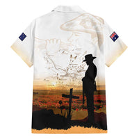 Australia And New Zealand ANZAC Day Family Matching Off Shoulder Short Dress and Hawaiian Shirt Battle Of Beersheba LT05 - Polynesian Pride