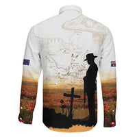 Australia And New Zealand ANZAC Day Family Matching Off Shoulder Short Dress and Hawaiian Shirt Battle Of Beersheba LT05 - Polynesian Pride