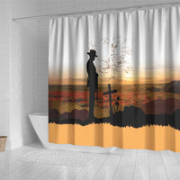 Australia And New Zealand ANZAC Day Shower Curtain Battle Of Beersheba