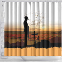 Australia And New Zealand ANZAC Day Shower Curtain Battle Of Beersheba