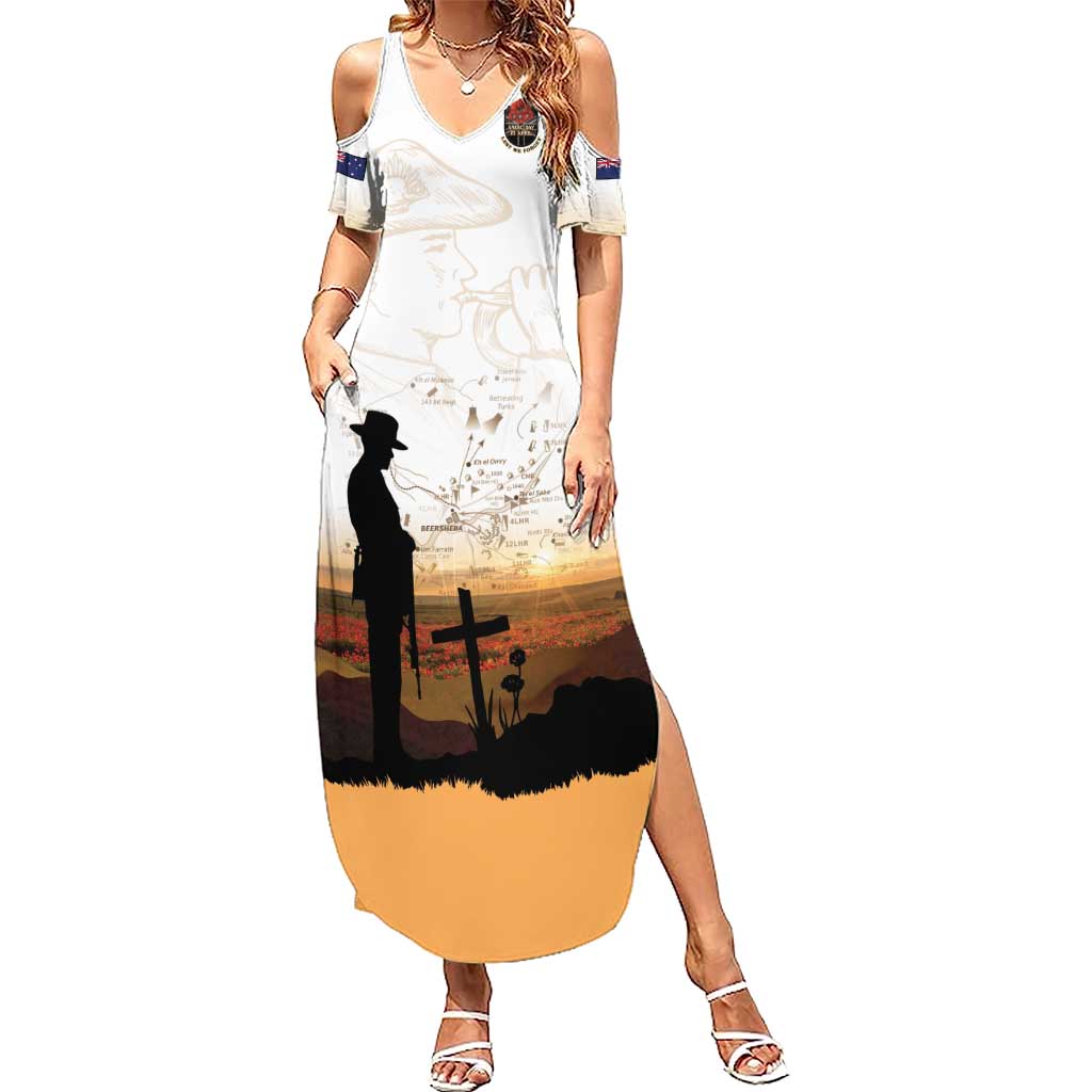 Australia And New Zealand ANZAC Day Summer Maxi Dress Battle Of Beersheba