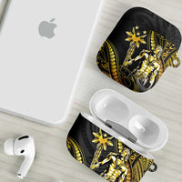 Filipinos Lapu Lapu Hero AirPods Case Gold Polynesian Tribal Tattoo