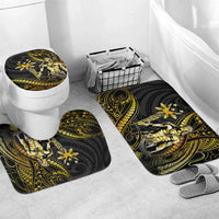 Filipinos Lapu Lapu Hero Bathroom Set Gold Polynesian Tribal Tattoo