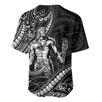 Filipinos Lapu Lapu Hero Baseball Jersey Black Polynesian Tribal Tattoo LT05 - Polynesian Pride