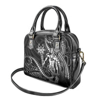 Filipinos Lapu Lapu Hero Shoulder Handbag Black Polynesian Tribal Tattoo LT05 - Polynesian Pride