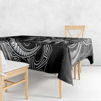 Filipinos Lapu Lapu Hero Tablecloth Black Polynesian Tribal Tattoo