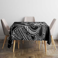 Filipinos Lapu Lapu Hero Tablecloth Black Polynesian Tribal Tattoo