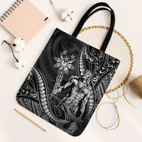 Filipinos Lapu Lapu Hero Tote Bag Black Polynesian Tribal Tattoo