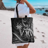 Filipinos Lapu Lapu Hero Tote Bag Black Polynesian Tribal Tattoo