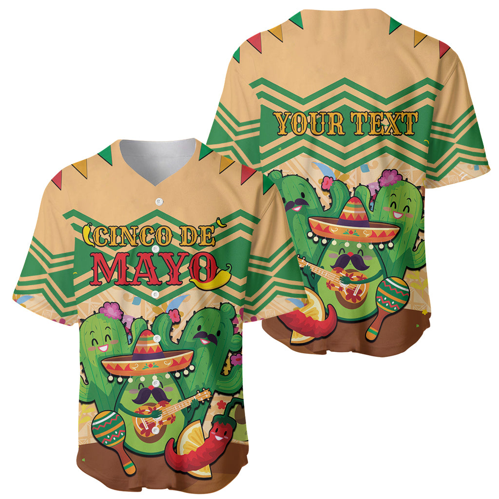 Personalised Hawaii Cinco De Mayo Baseball Jersey Funny Style