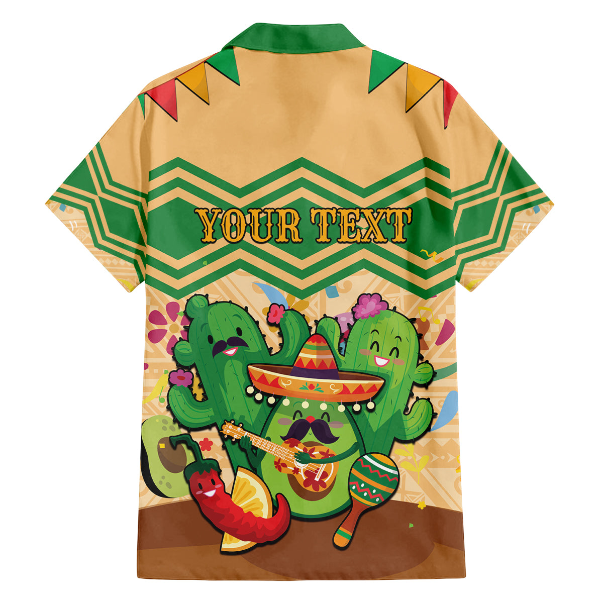 Personalised Hawaii Cinco De Mayo Family Matching Off The Shoulder Long Sleeve Dress and Hawaiian Shirt Funny Style